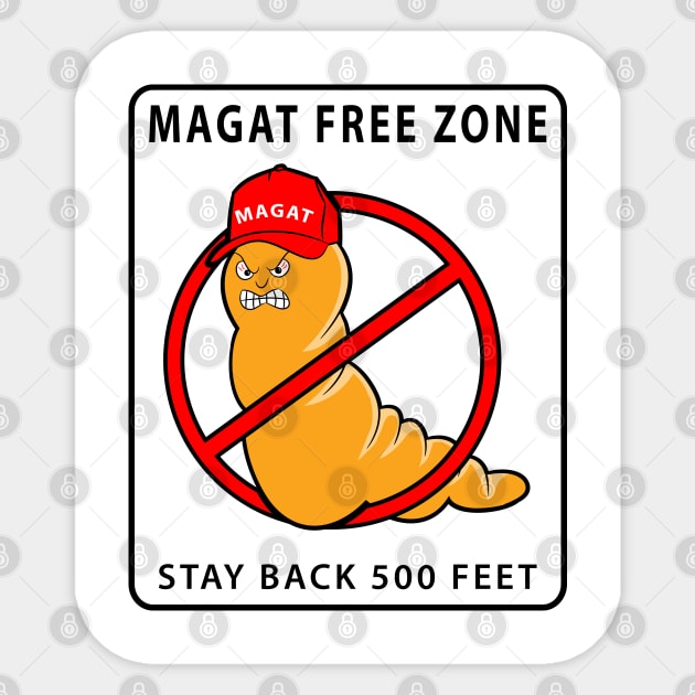 MAGAT Free Zone Anti-Trump Sticker by EthosWear